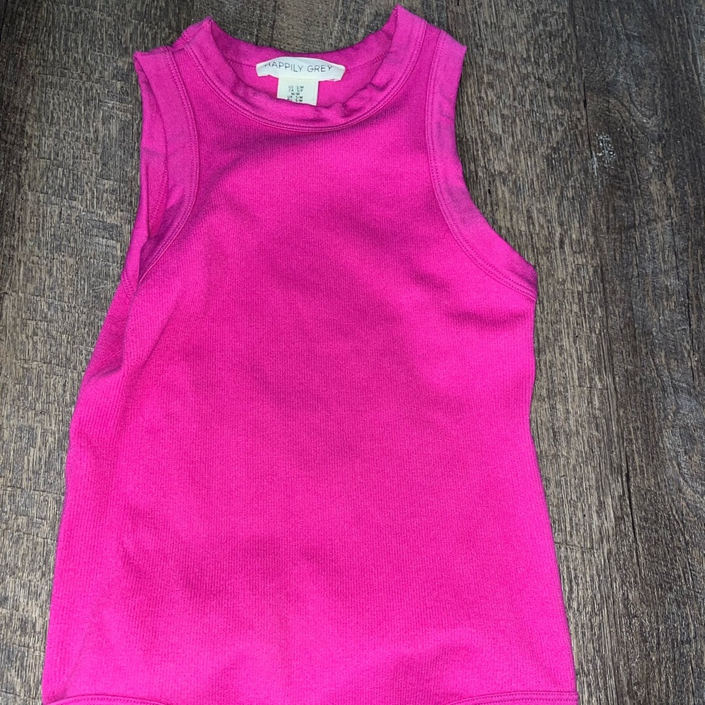Pink bodysuit
